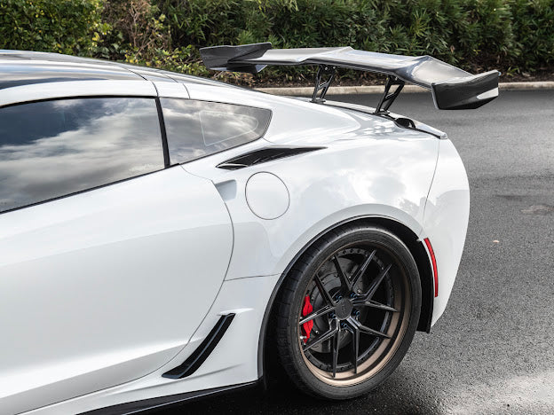 *BLEMISHED-DISCOUNTED* 2014-2019 C7 Corvette - Carbon Fiber "ZR1 Conversion" High Rear Spoiler / Wing Package